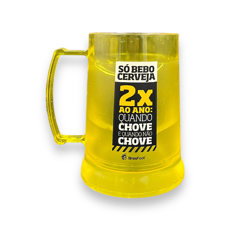 Caneca Gel 300ml Só Bebo Cerveja Emporio