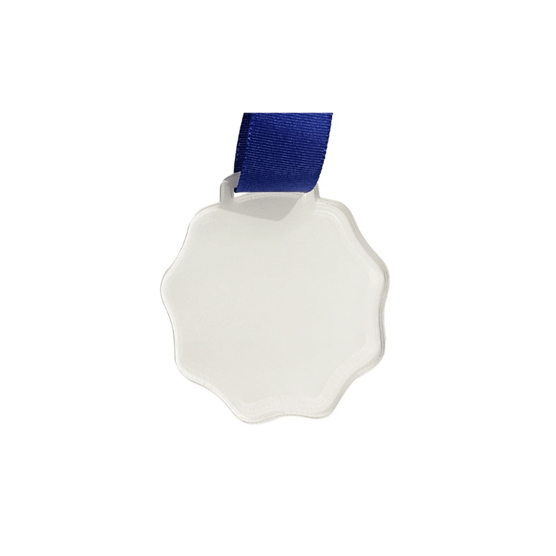 Medalha 75x82mm Acrílico 4mm Retroverso - 0887