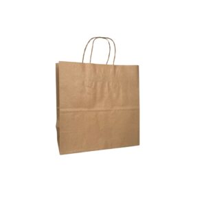 Sacola de Papel Kraft 25x26x12cm M - Nobelpack