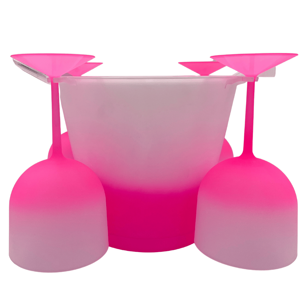 BALDE DE GELO - Rosa Degradê