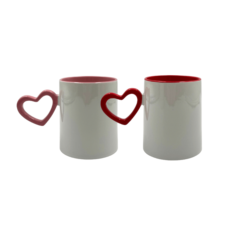 Caneca Cerâmica coraçãozinho 325ml - 3651/3650