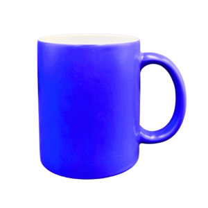 Caneca Mágica Cerâmica Azul Fosco 325ml - 394