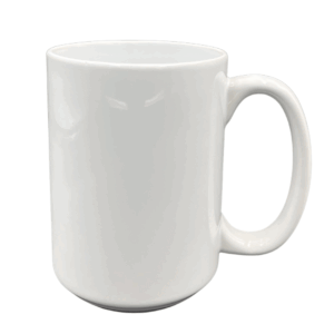 Caneca Cerâmica Branca 400ml - 2333