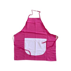 Avental Adulto com Bolso - Rosa Pink