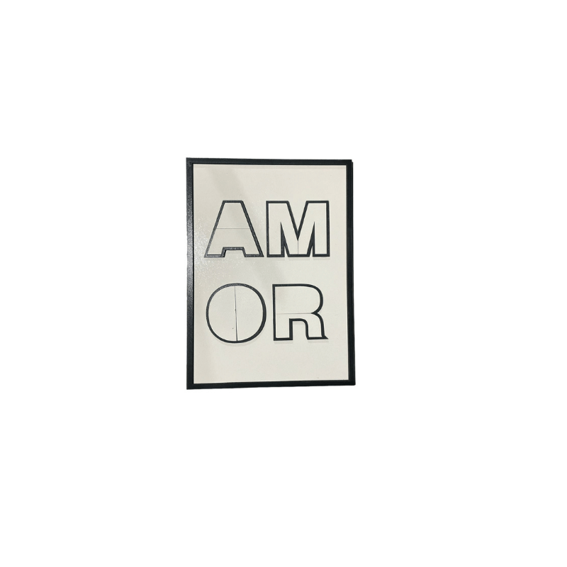 Quebra Cabeça Quadrado Amor MDF Sublimação - 1010