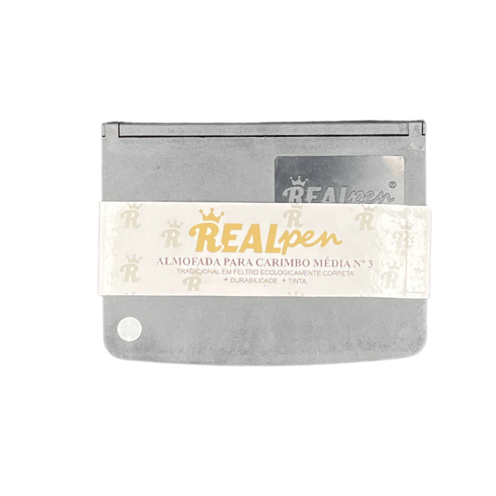 Almofada p/ Carimbo N.3 Tinta Real Pen