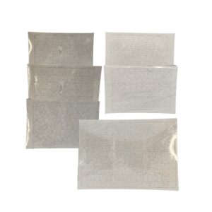 Quebra Cabeça Branco Sublimável - 5 Unidades