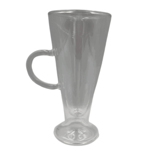 Taça Vidro Cristal Parede Dupla Double Wall 250ml Capuccino