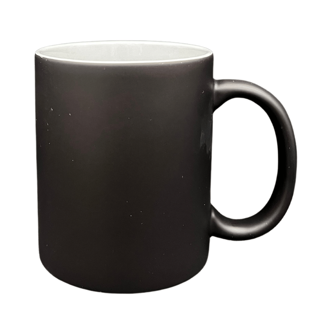 Caneca Mágica Preto Fosco 325ml - 454