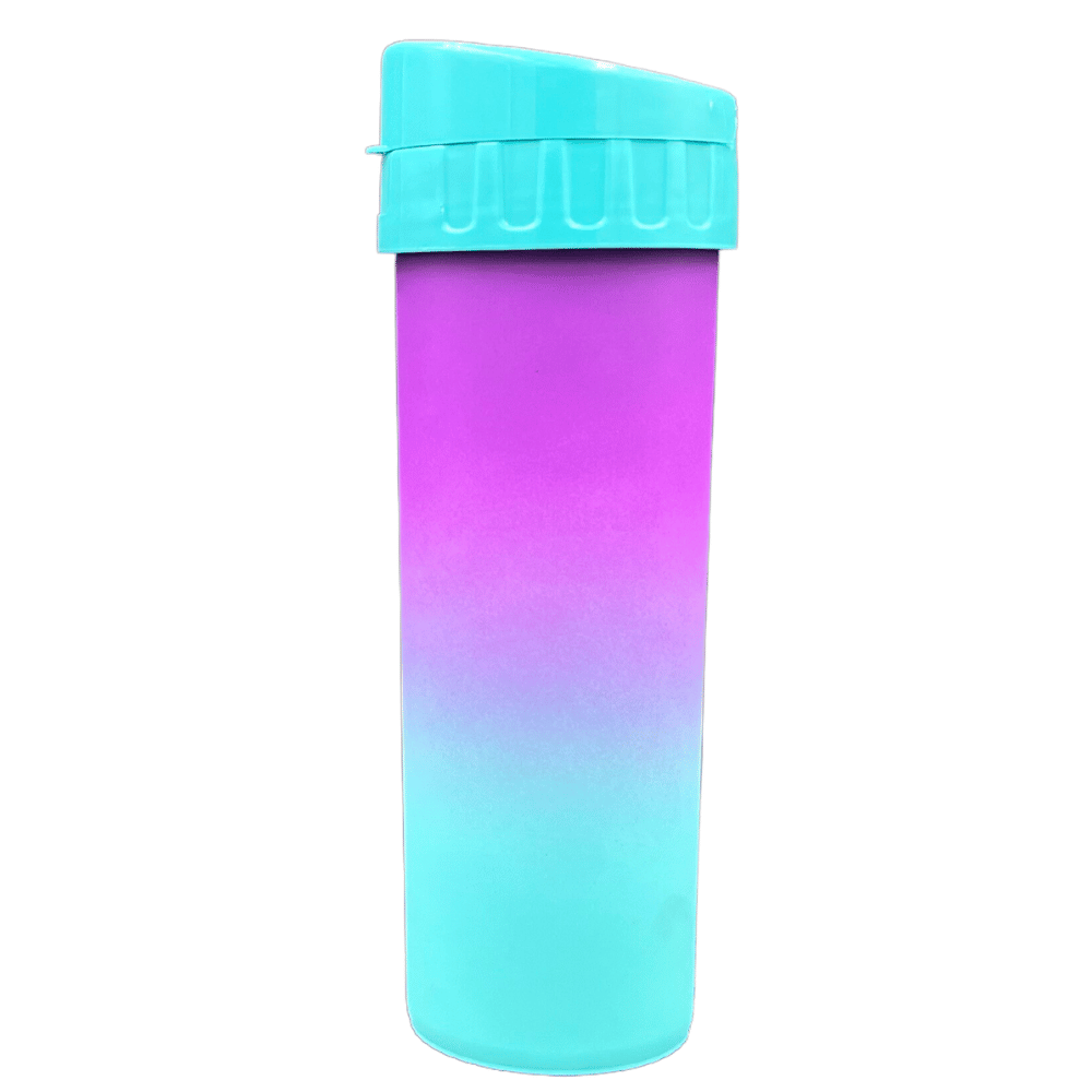 Squeeze/Garrafa Water Bicolor 450ml - Roxo/Tiffany