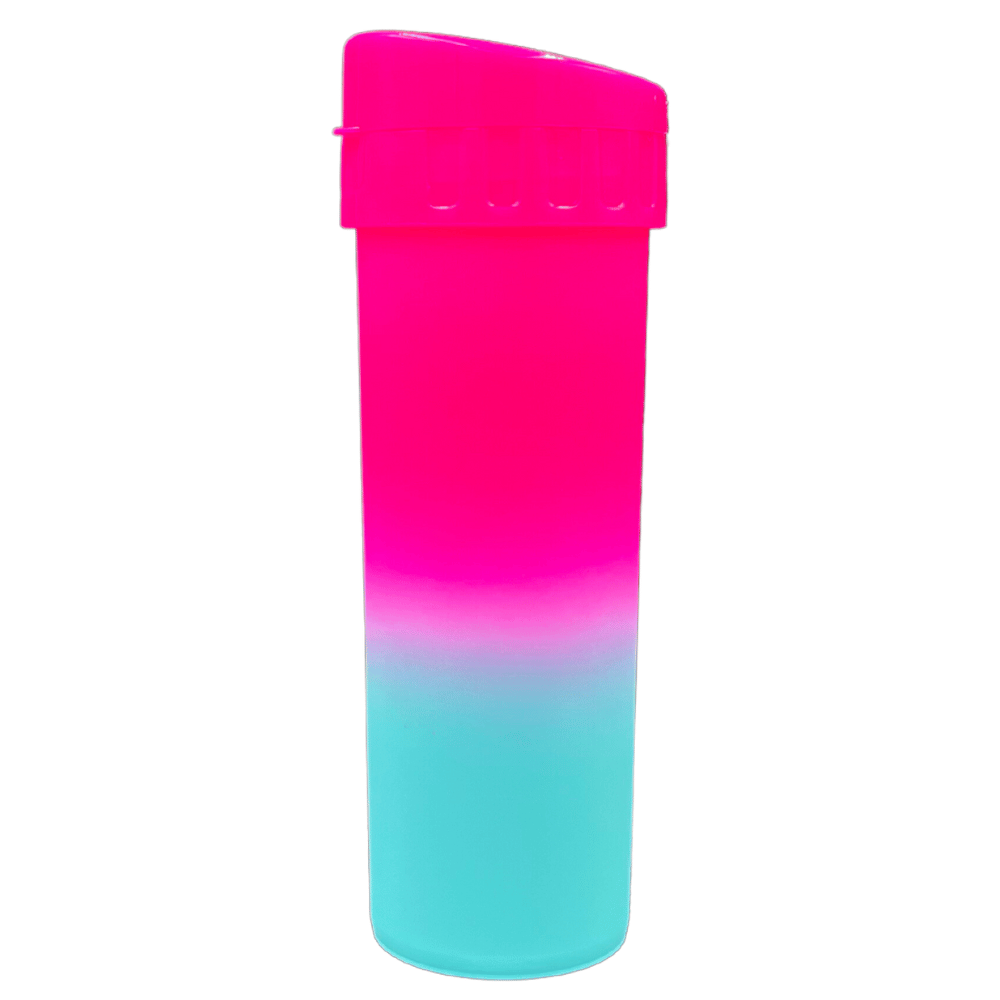 Squeeze/Garrafa Water Bicolor 450ml - Tiffany/Rosa