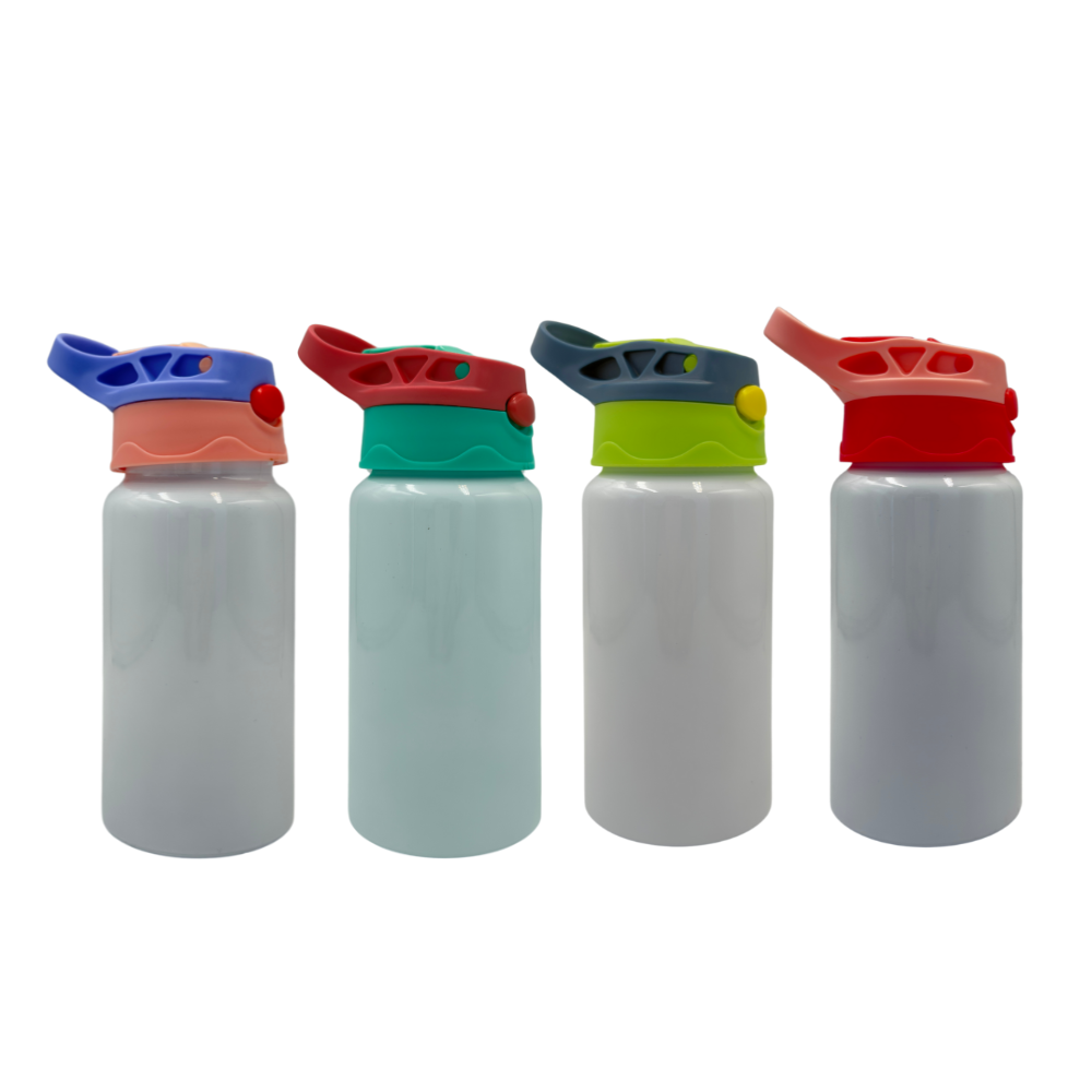 Squeeze/Garrafa de Alumínio Branco com Tampa Collor  500ml