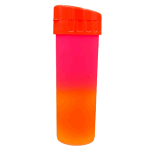 Squeeze/Garrafa Water Bicolor 450ml - Rosa/laranja