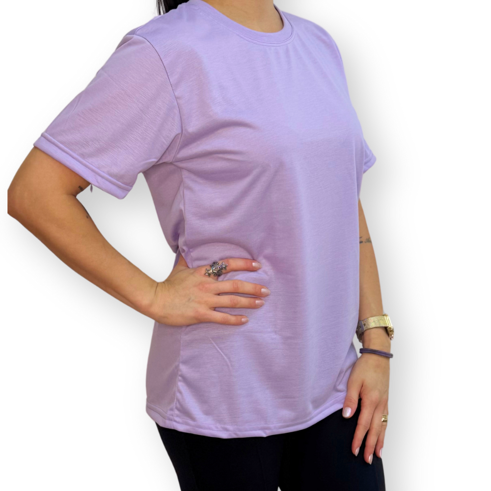 Camiseta de Poliéster PP 150gr Sublimática Lilás
