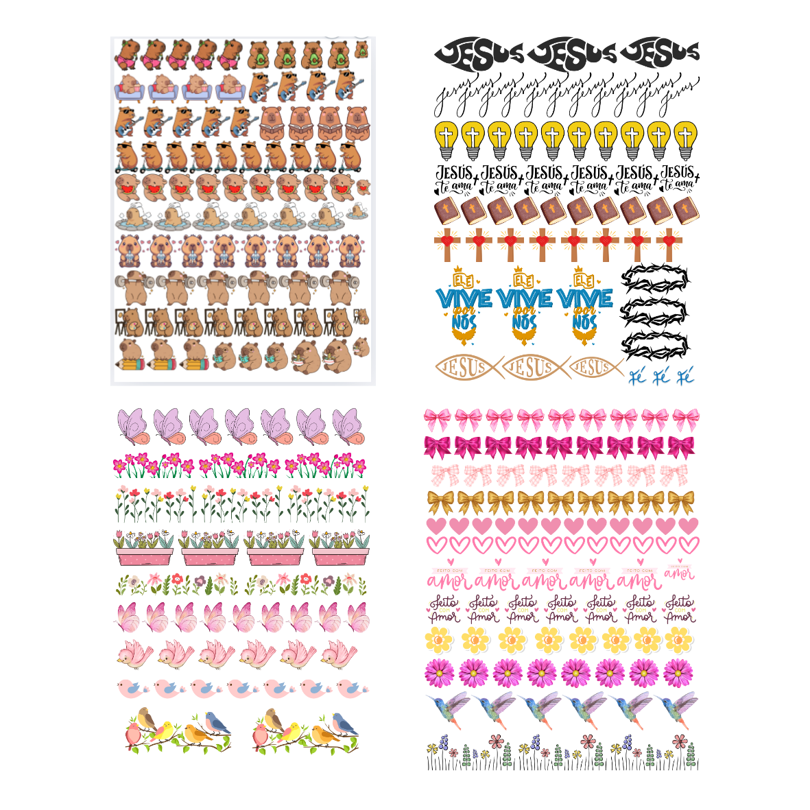 Cartela DTF Textil 38x27