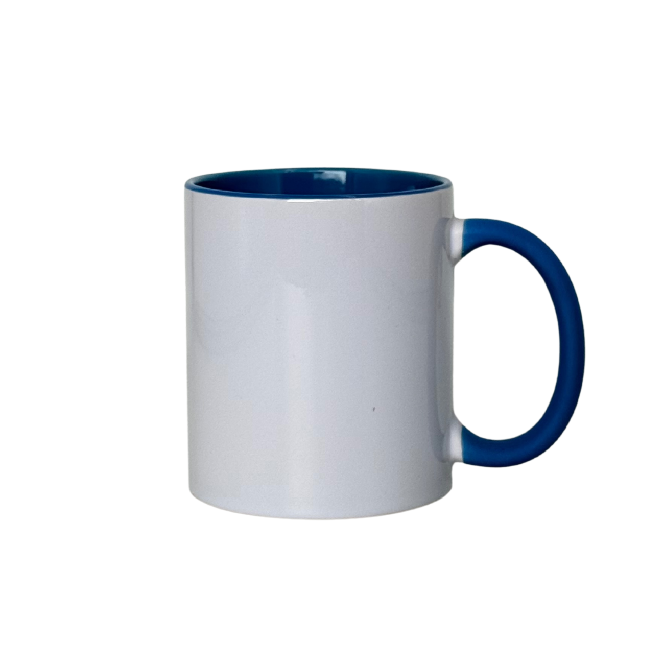 Caneca Ceramica Branca + Alça Silicone 325ml