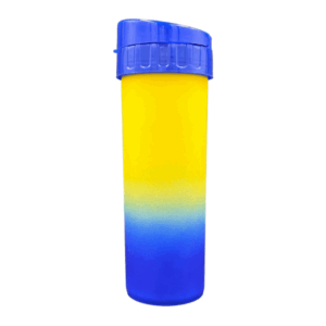 Squeeze/Garrafa Water Bicolor 450ml - Azul/Amarelo