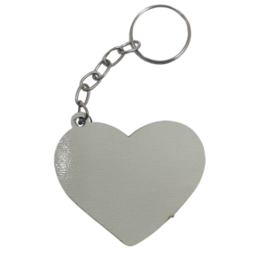 Chaveiro MDF 3mm Formato Coração 10un - 0080