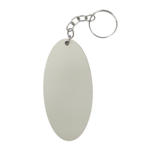 Chaveiro MDF 3mm Formato Oval 10un