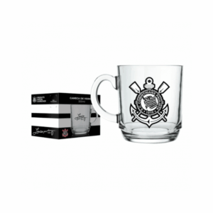 Caneca Aspen DC Corinthians 300ml Vidro