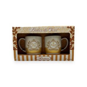 Caneca Urban co m 2 unid - Bodas de Ouro