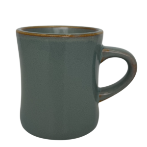 Caneca Ceramica Rustica Elemental Verde 360ml - 7421