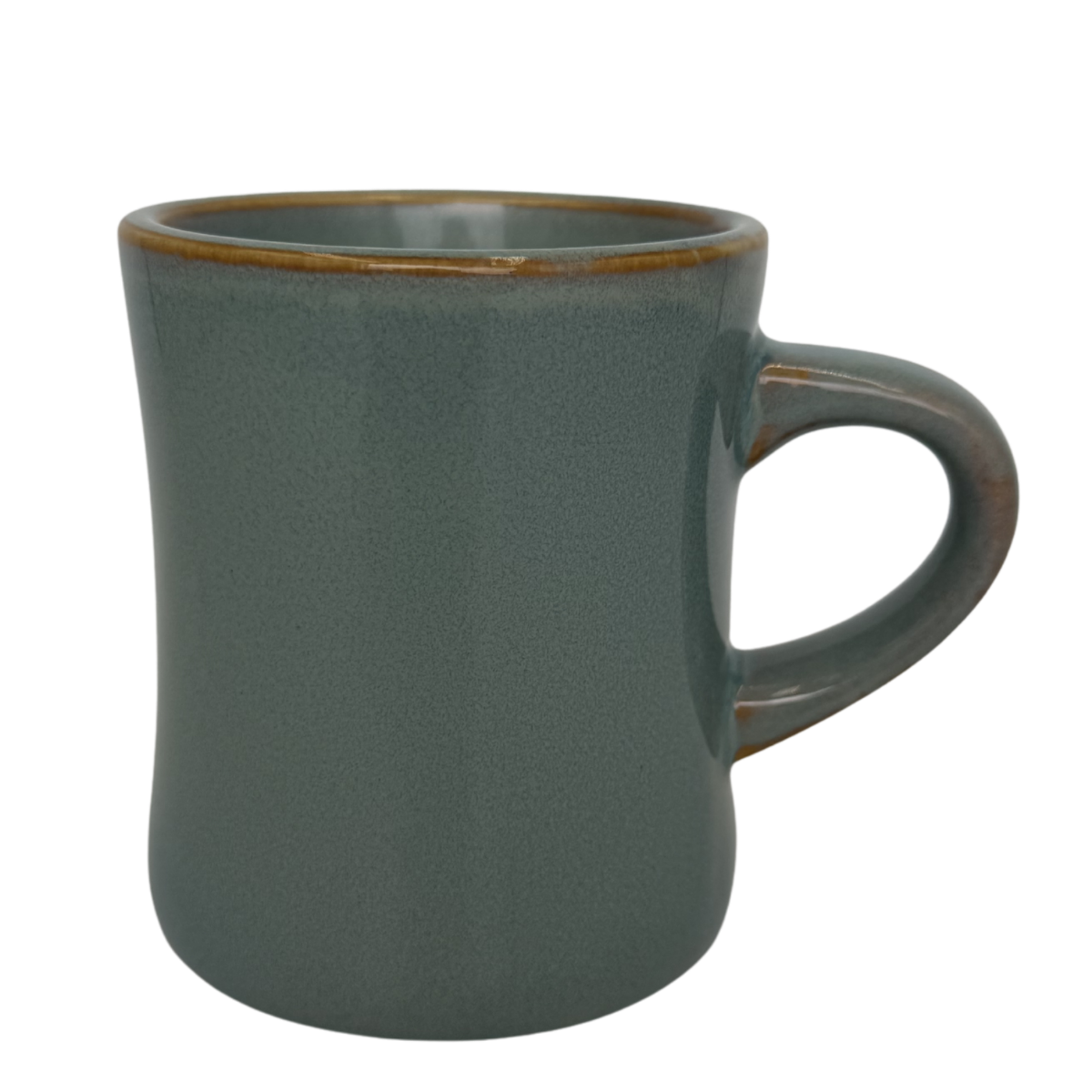 Caneca Ceramica Rustica Elemental Verde 360ml - 7421