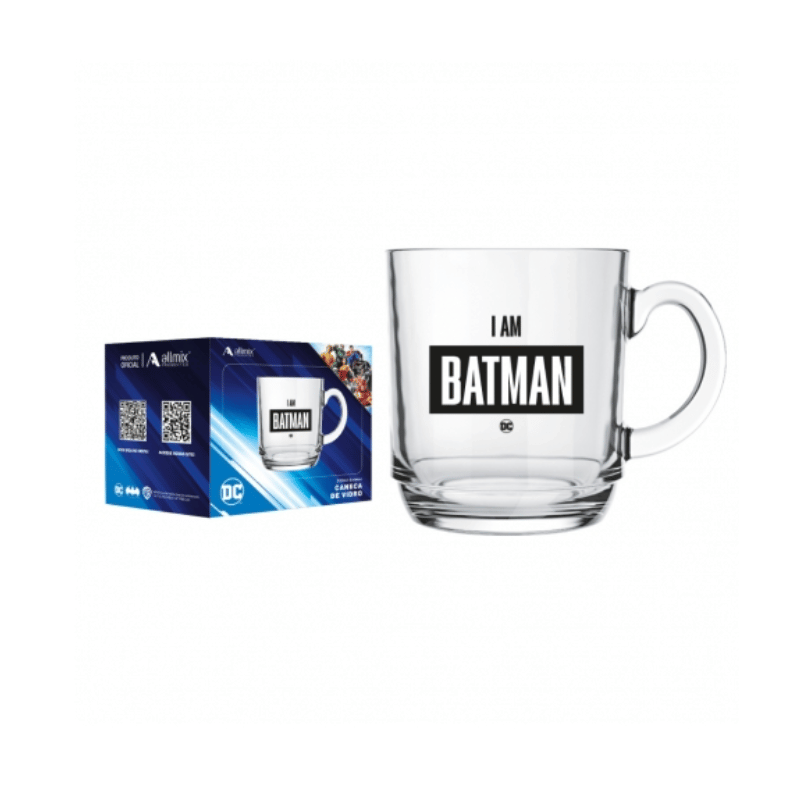 Caneca Aspen DC Vintage Batman 300ml Vidro