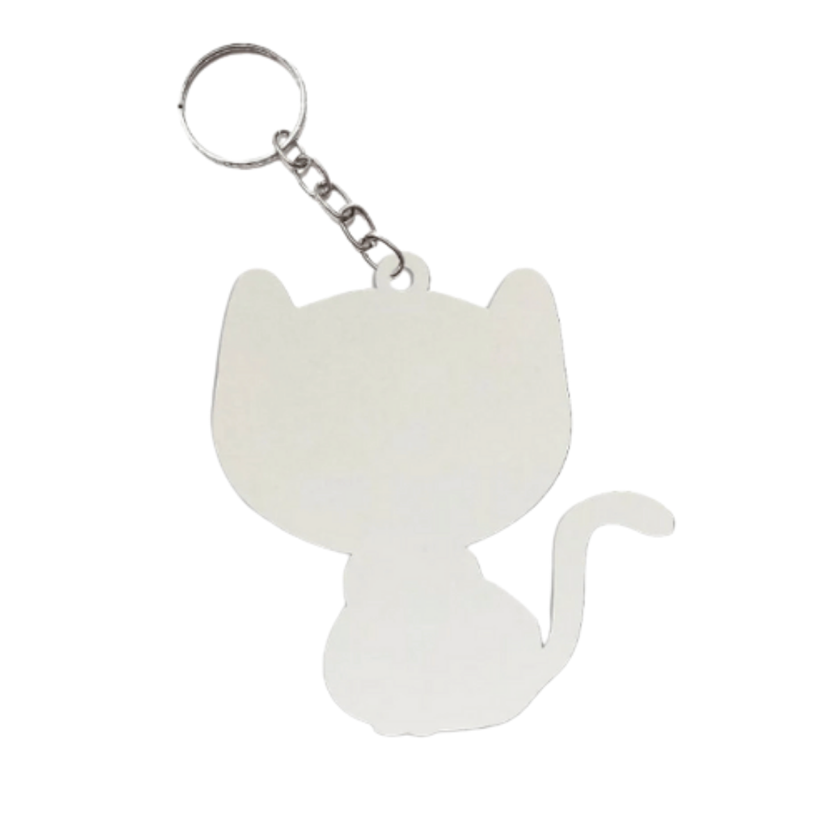 Chaveiro MDF 3mm Formato Gatinho 10un - 0623
