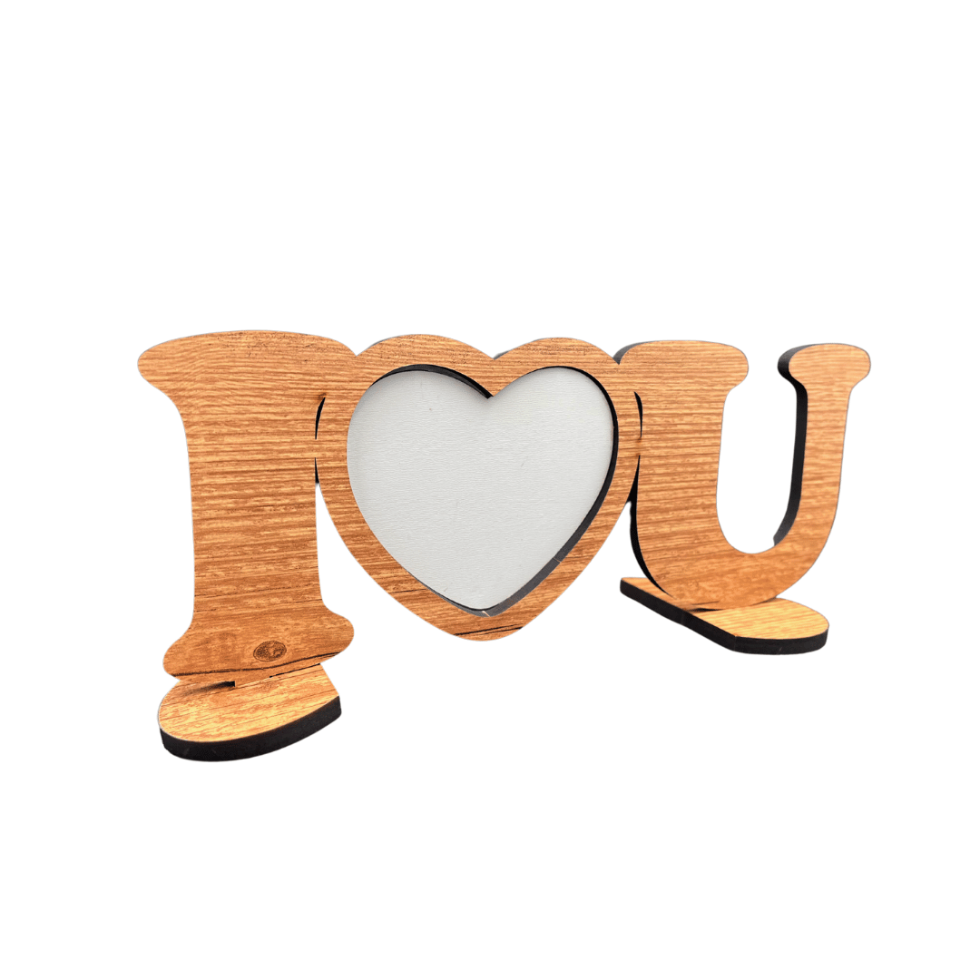 Porta Retrato MDF I love You 6mm - 0212