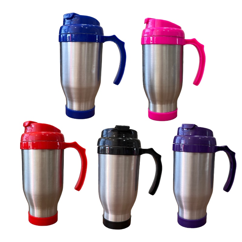 Caneca Semi Térmica Alumínio 490ml