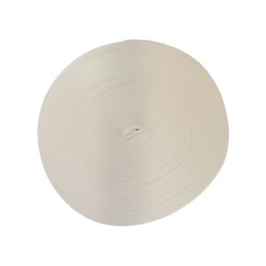 Fita Acetinada 15mm Branco com Tratamento Terminco Rolo c/50m