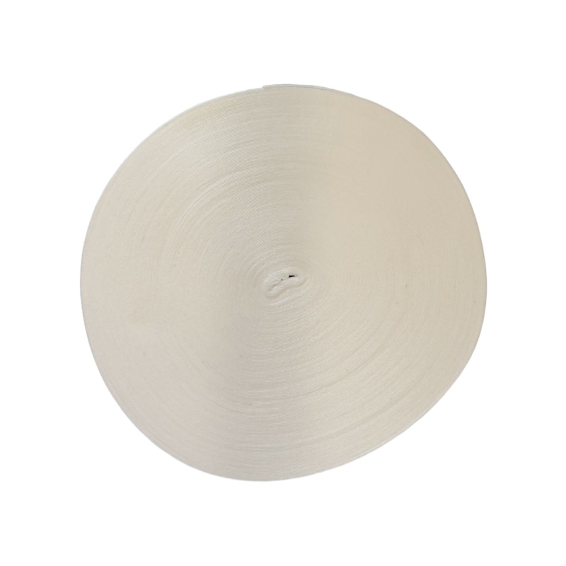 Fita Acetinada 15mm Branco com Tratamento Terminco Rolo c/50m