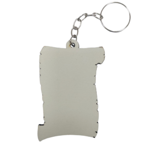 Chaveiro MDF 3mm Formato Pergaminho 10un - 0090