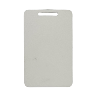 Crachá Acrilico Branco Vertical 5x8cm 3mm c/3uni - 0580