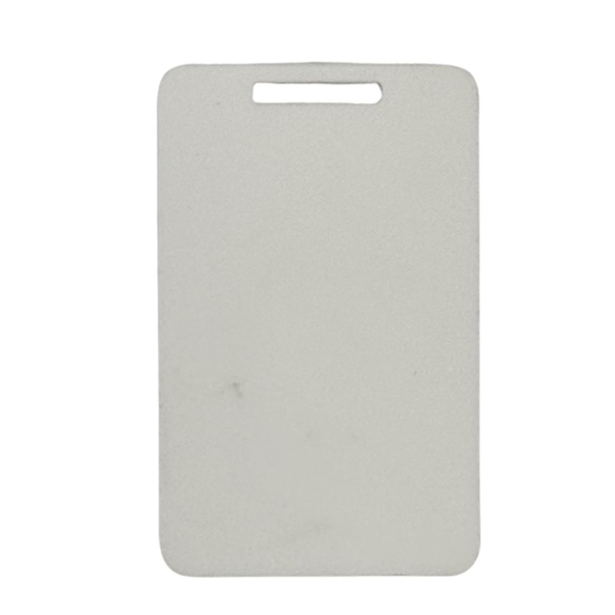 Crachá Acrilico Branco Vertical 5x8cm 3mm c/3uni - 0580