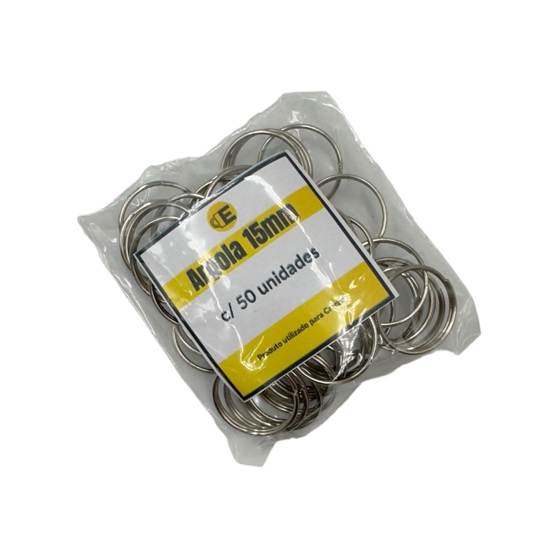 Argola 15mm c/ 50 unid