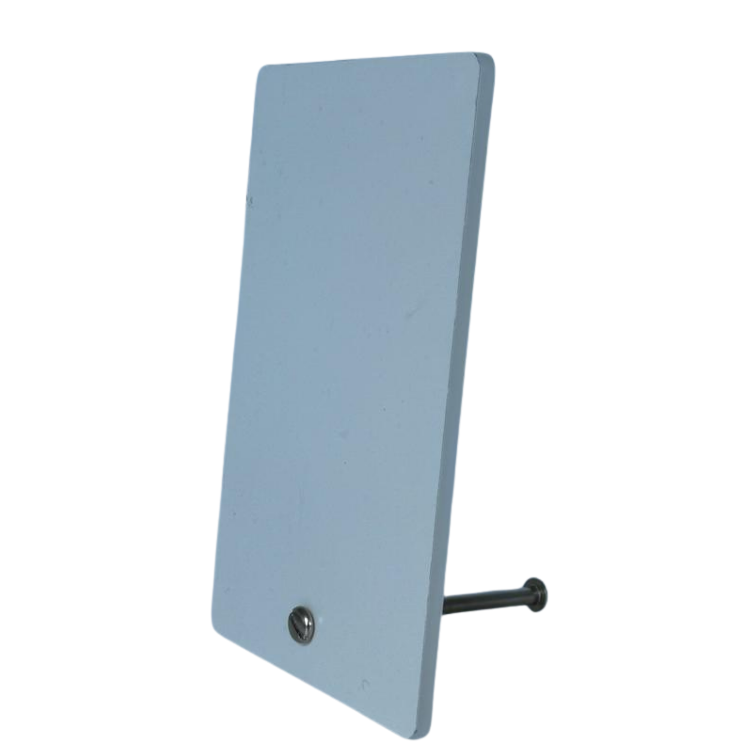 Placa de Pix em Acrílico Retroverso c/ Apoio Cromado 5mm 10x15cm