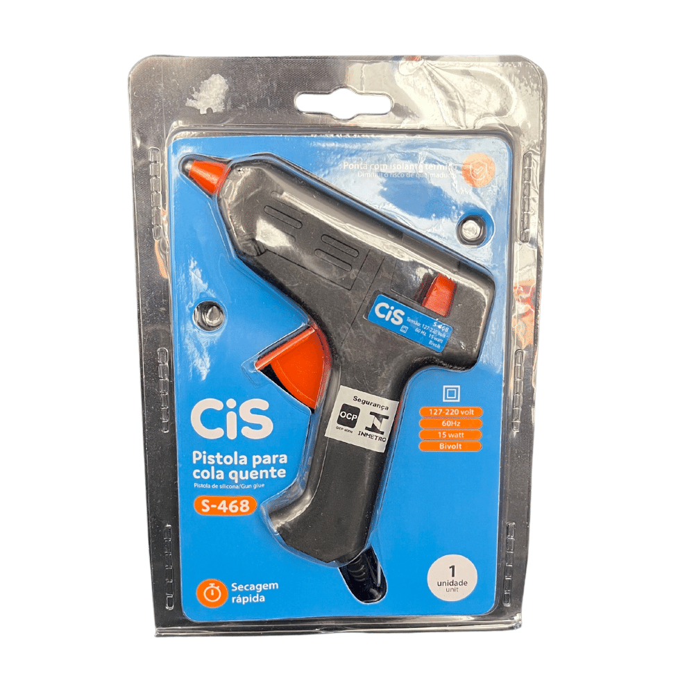 Pistola de Cola Quente Grossa CIS