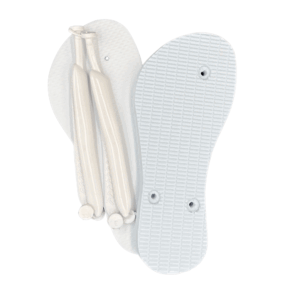 Chinelo Tiras Branco