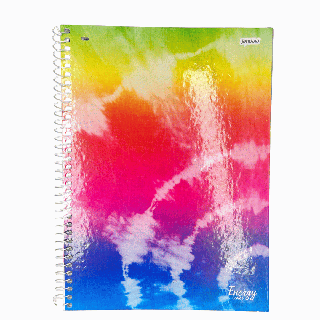 Caderno Capa Dura 80fls Energy Color Jandaia