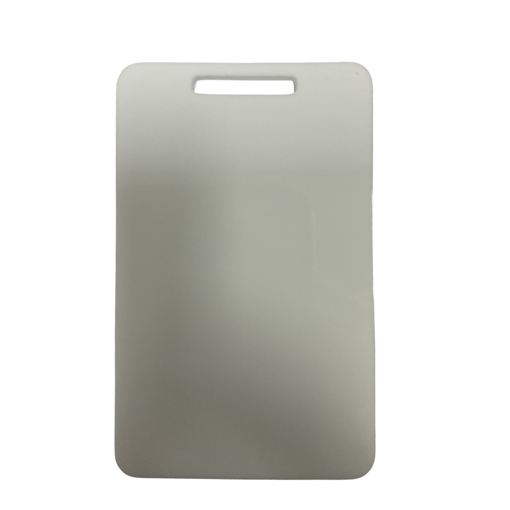 Crachá Acrilico Branco Vertical 5x8cm 3mm c/3uni - 0580