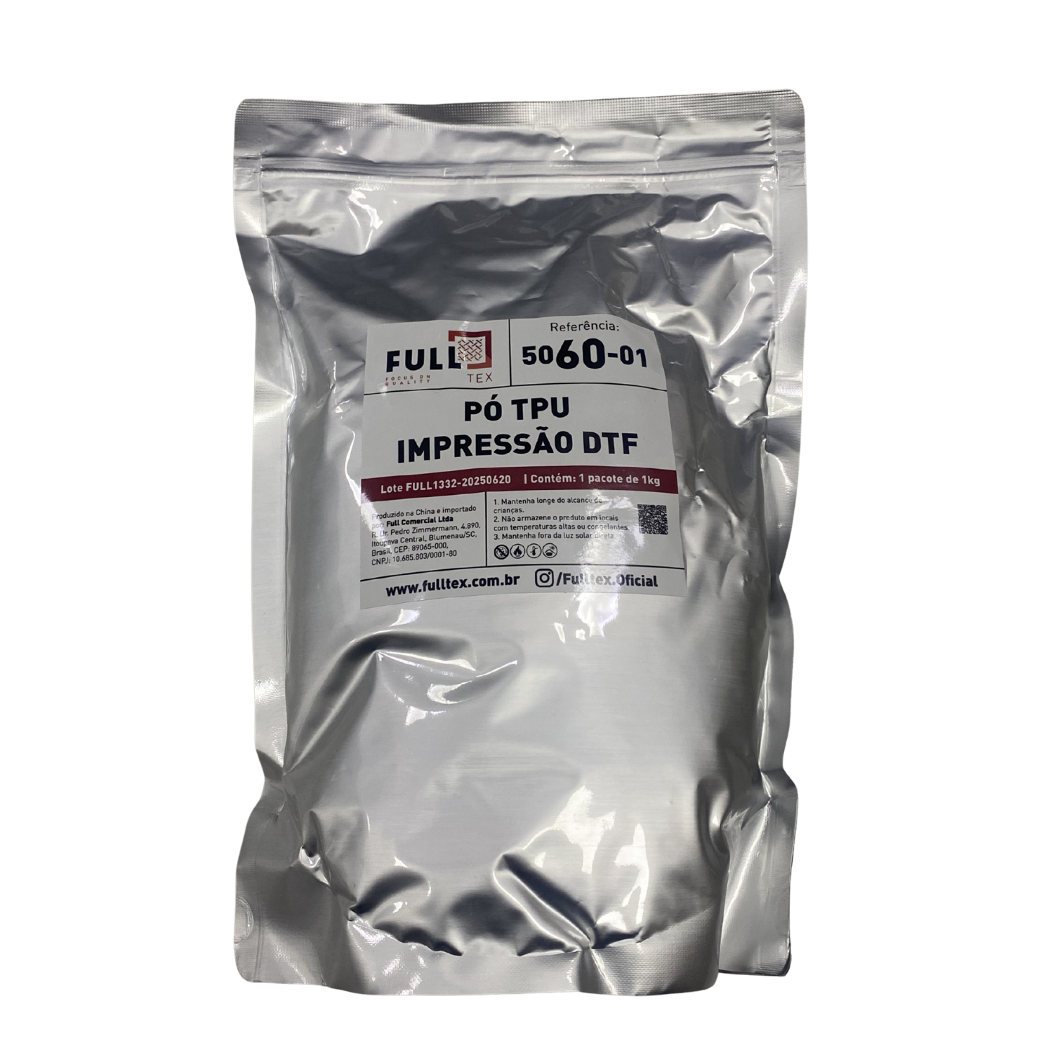 Pó TPU Impressão DTF Pacote 1kg