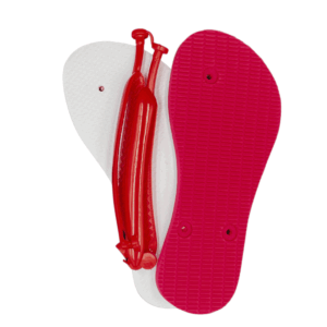 Chinelo Tiras Vermelho