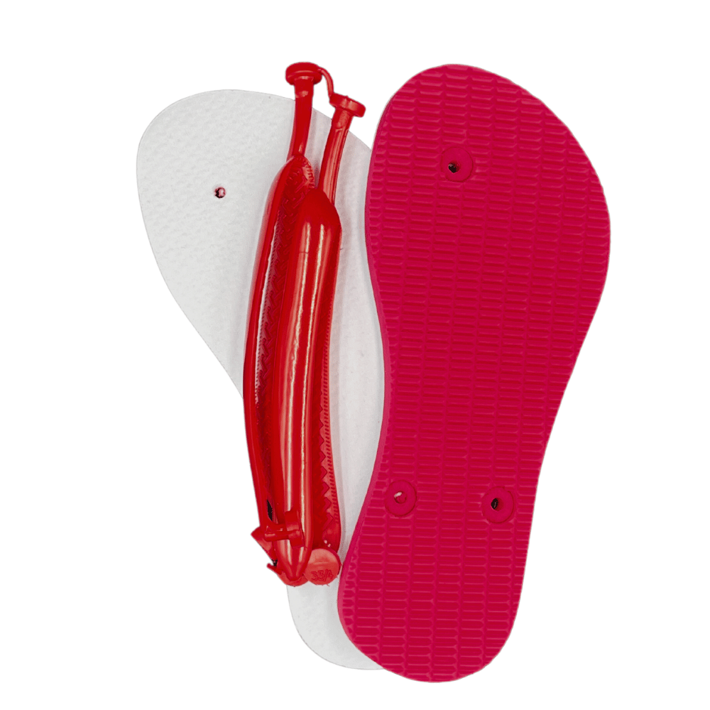 Chinelo Tiras Vermelho