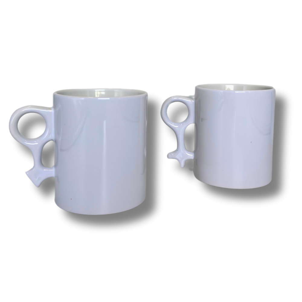 Caneca Branca 325ml Simbolo Femin/Masc Kit c/2 - 3266