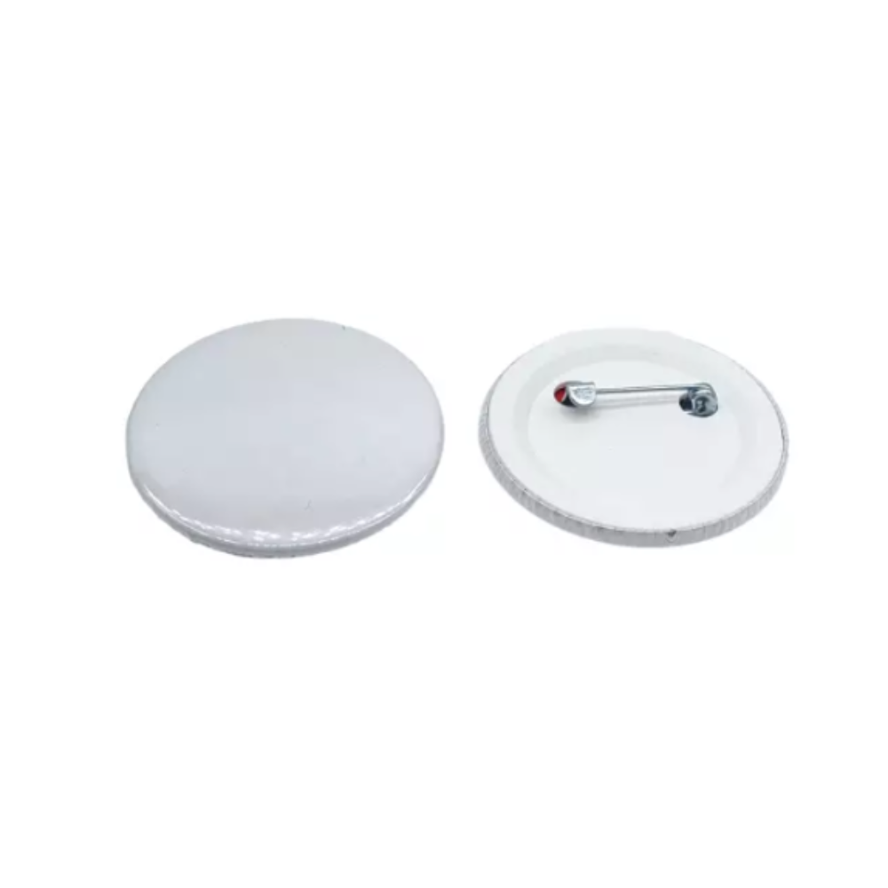Botton / Pin 2,5cm para Sublimar Kit com 100 unidades