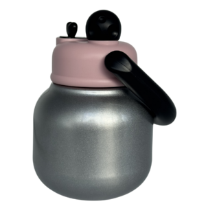 GARRAFA TERMICA INOX PUFFY ALCA PRETA BICO PRETO 600ml - 57311