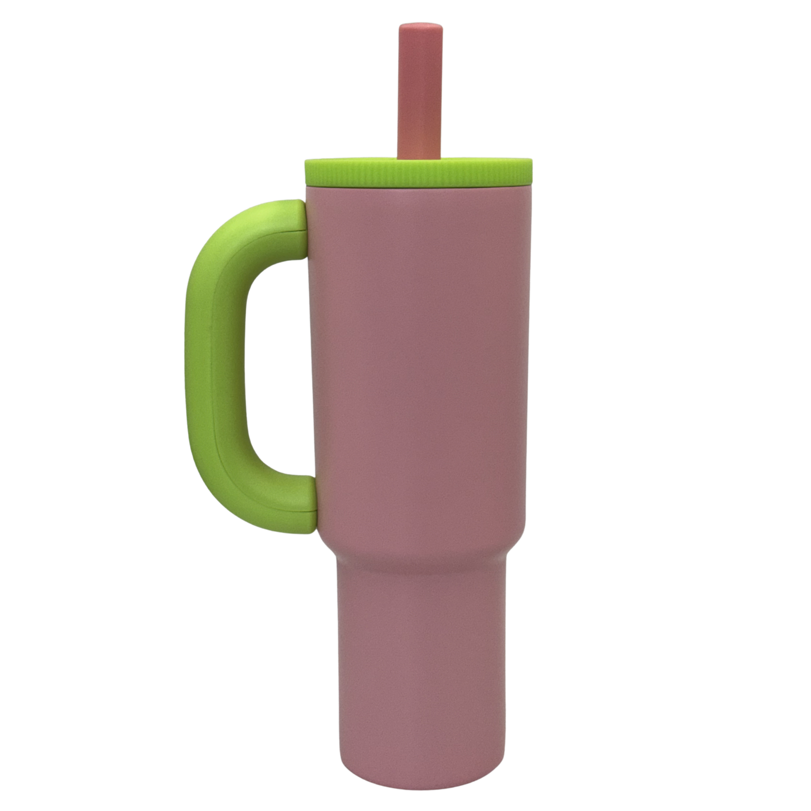 COPO TERMICO INOX FUNNY ROSA ALÇA VERDE CANU ROSA 1100ml - 57308