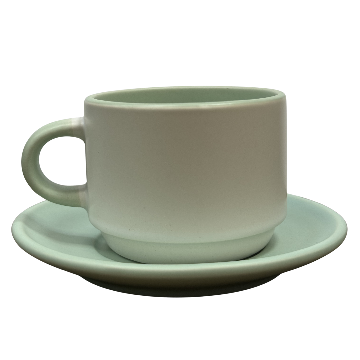 Xicara Ceramica Petit Fosca Verde Menta 90ml - 7442